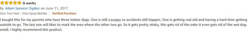  <a href='https://www.mypetpeed.com/review_groups/dog/'>Dog</a>, <a href='https://www.mypetpeed.com/review_groups/easy-to-use/'>Easy to use</a>, <a href='https://www.mypetpeed.com/review_groups/joe/'>Joe</a>, <a href='https://www.mypetpeed.com/review_groups/odor/'>Odor</a>, <a href='https://www.mypetpeed.com/review_groups/urine/'>Urine</a>
