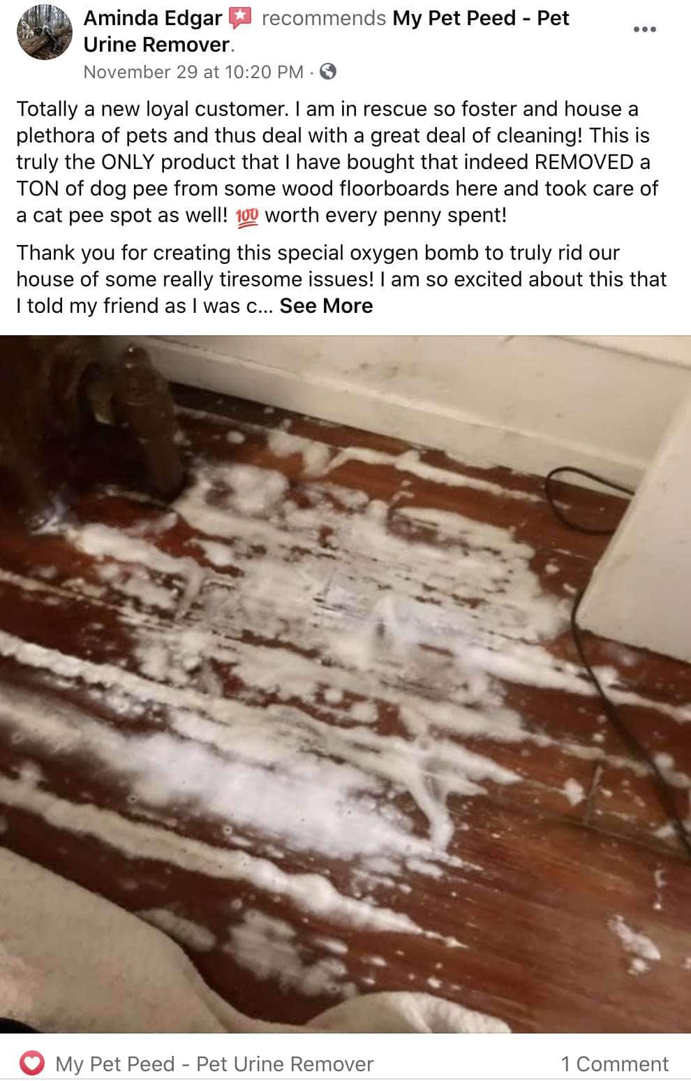 My pet's friend deals urine remover