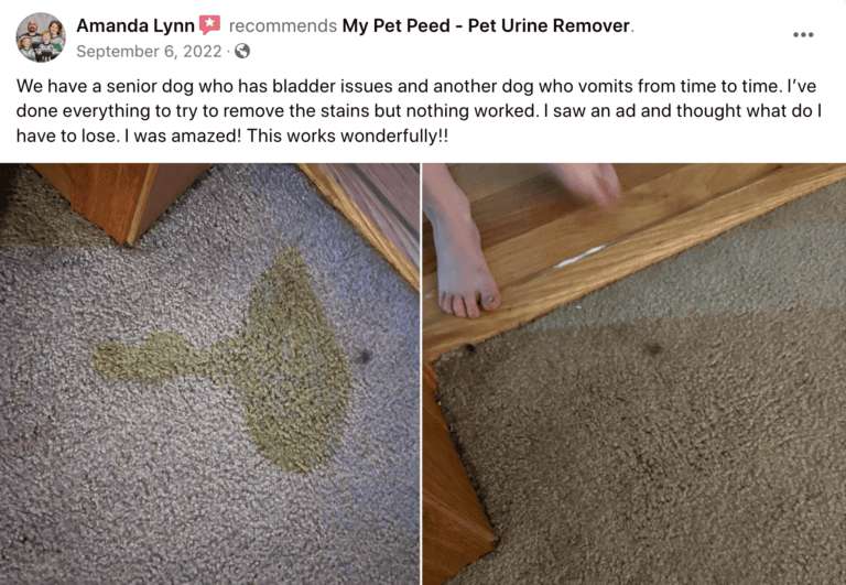 What did I have to lose 🤷‍♀️ It has save my carpet!! My Pet Peed